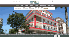 Desktop Screenshot of hotelmidi.it